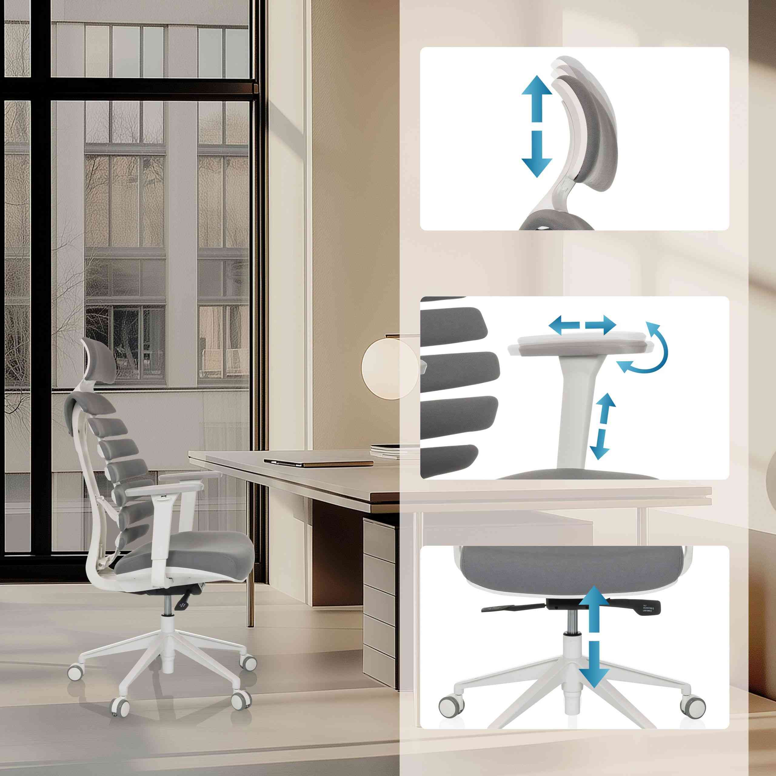 Biroja krēsls ERGO LINE W-Ergostock