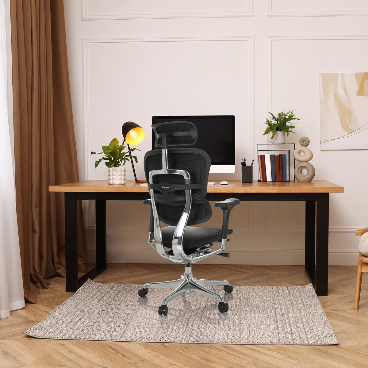 Biroja krēsls Ergohuman ELITE BLACK LEATHER