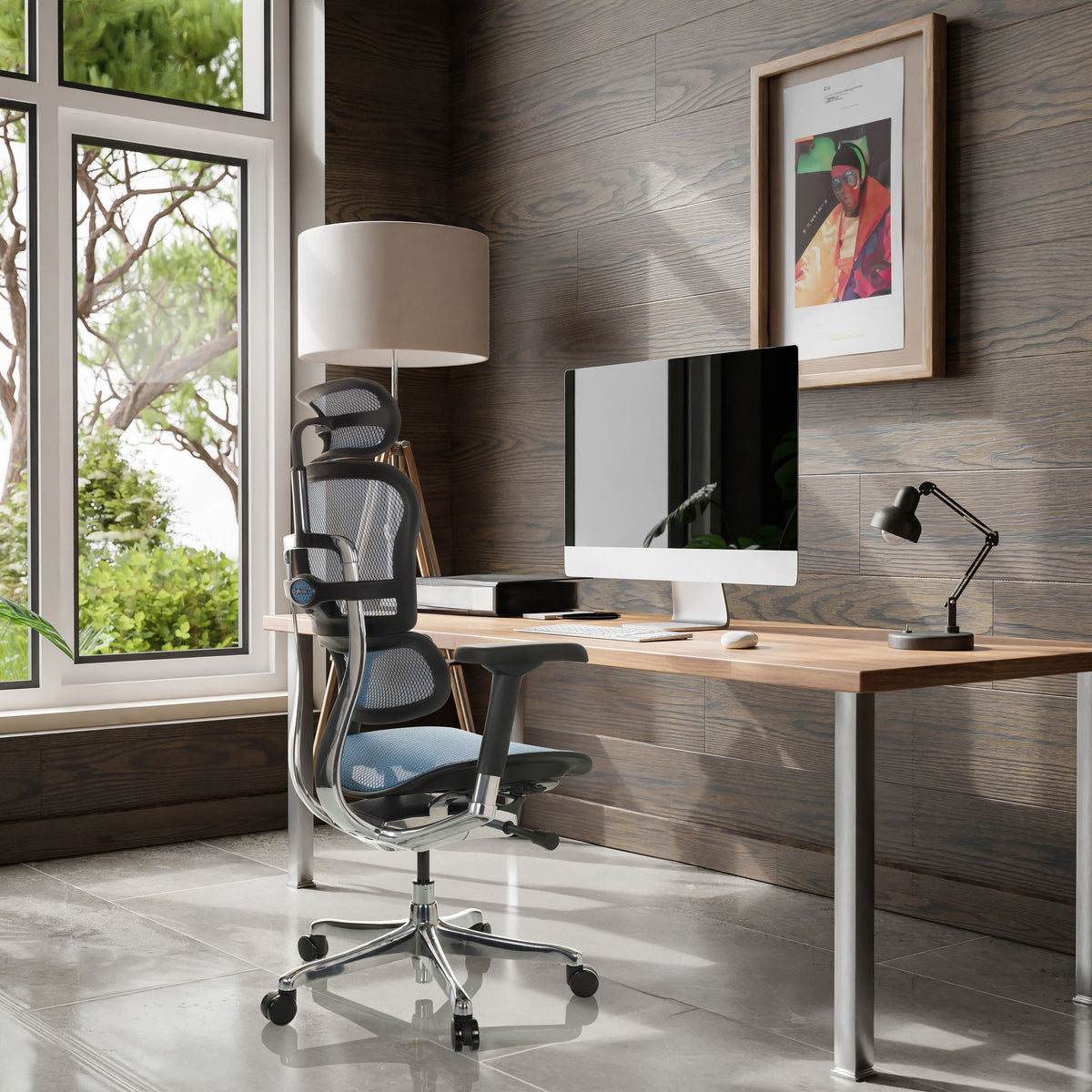 Biroja krēsls Ergohuman ELITE BS BLUE