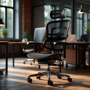 Biroja krēsls Ergohuman ELITE BS Melns FD - Ergostock.lv