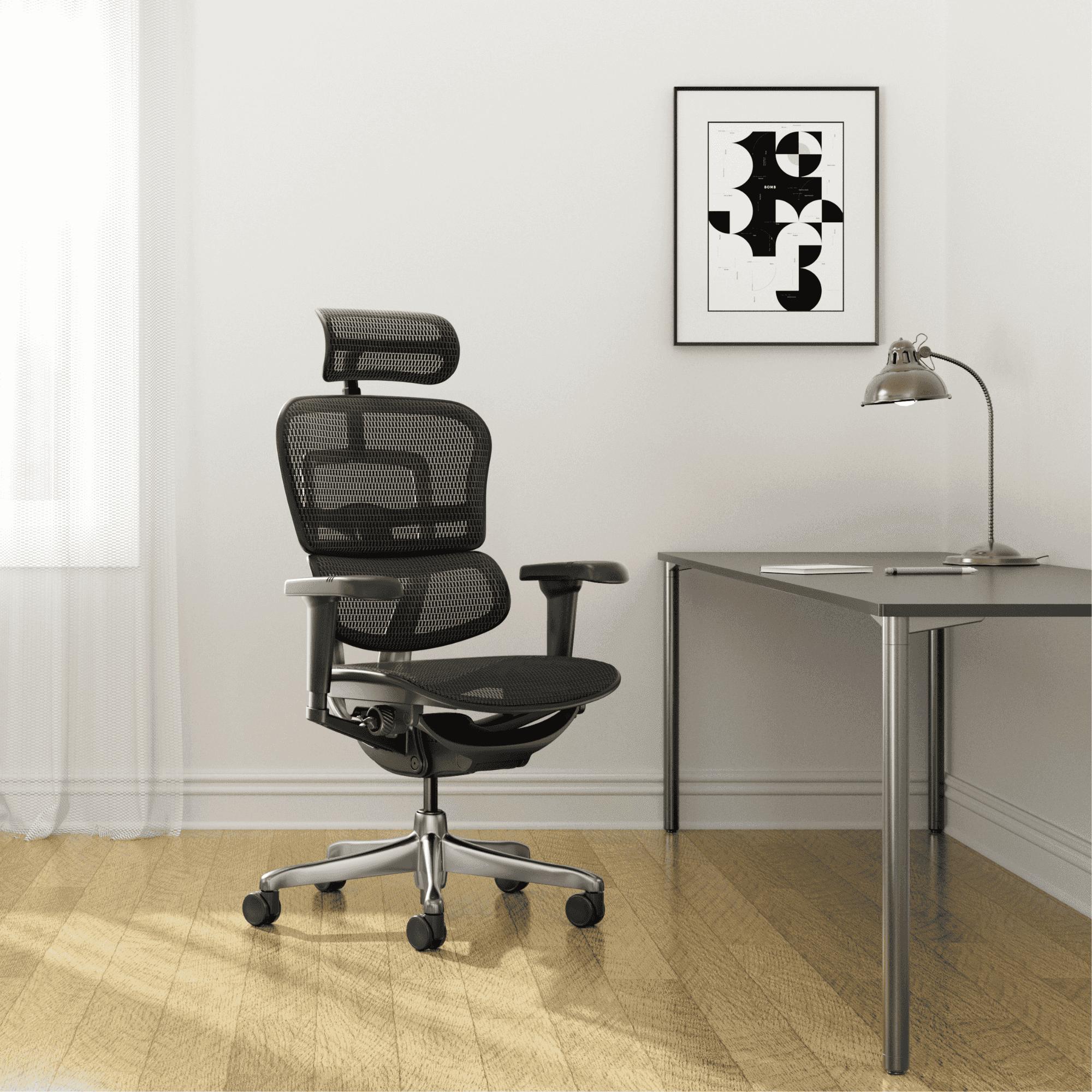 Biroja krēsls Ergohuman ELITE BS Melns FD - Ergostock.lv