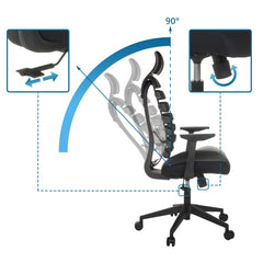 Biroja krēsls ERGOLINE ECO, melns
