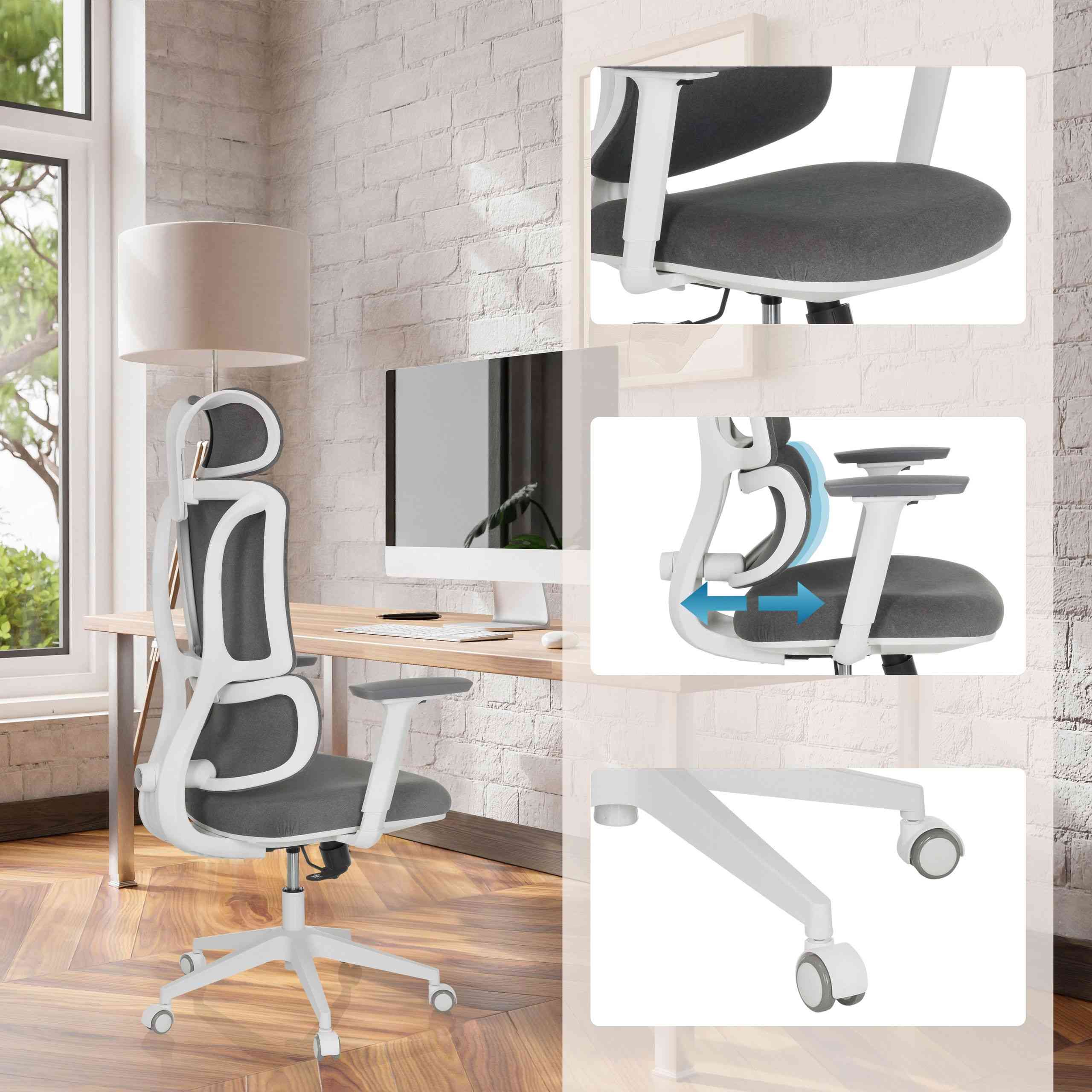 Biroja krēsls ERGOMY WF - Ergostock.lv