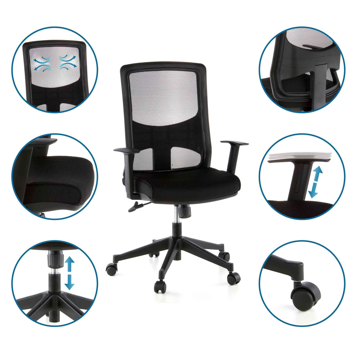 Biroja krēsls LAVITA - Ergostock.lv