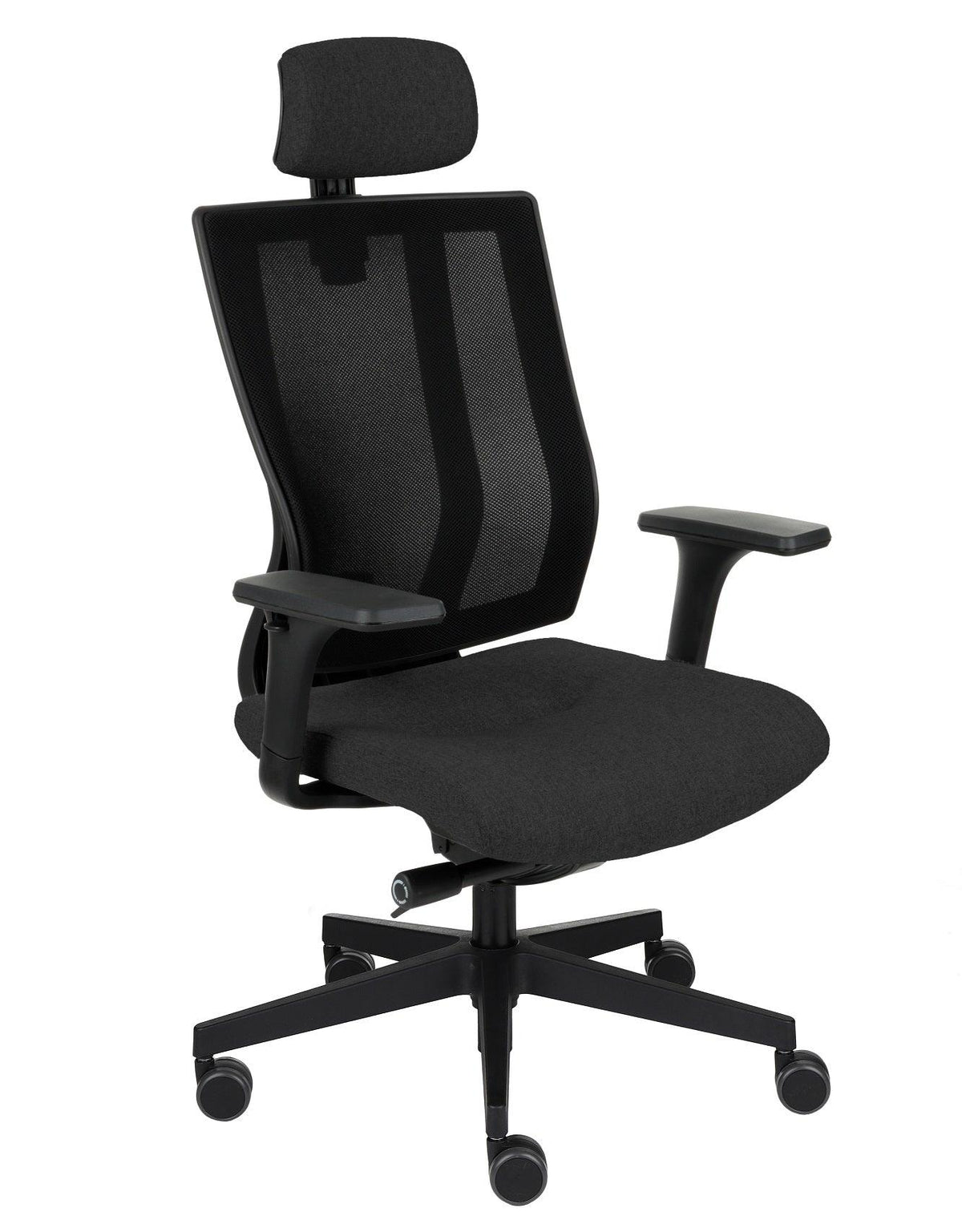 Biroja krēsls MaxPro BS HD Black Medley – Melna md01