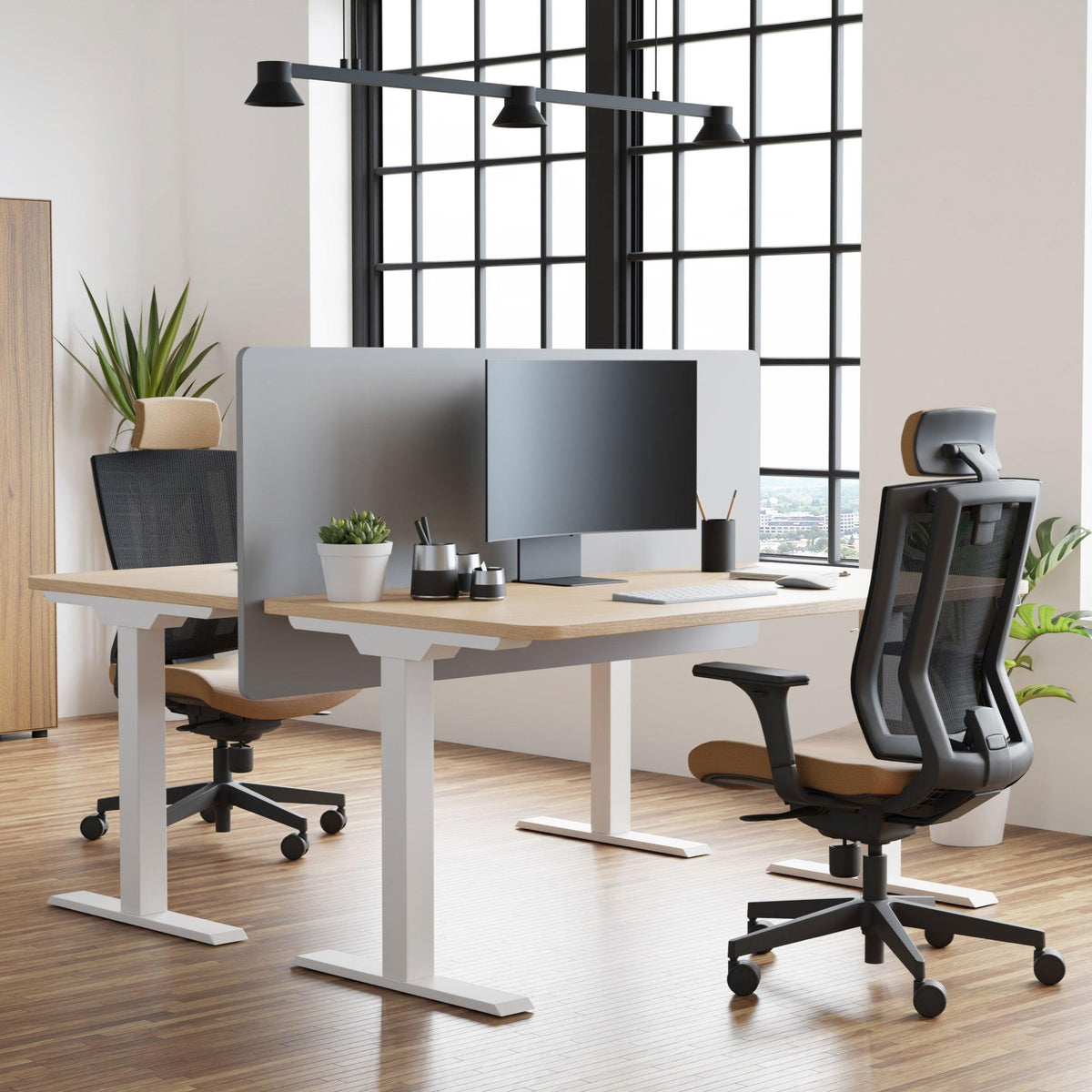 Biroja krēsls MaxPro BS HD Black Medley-Ergostock