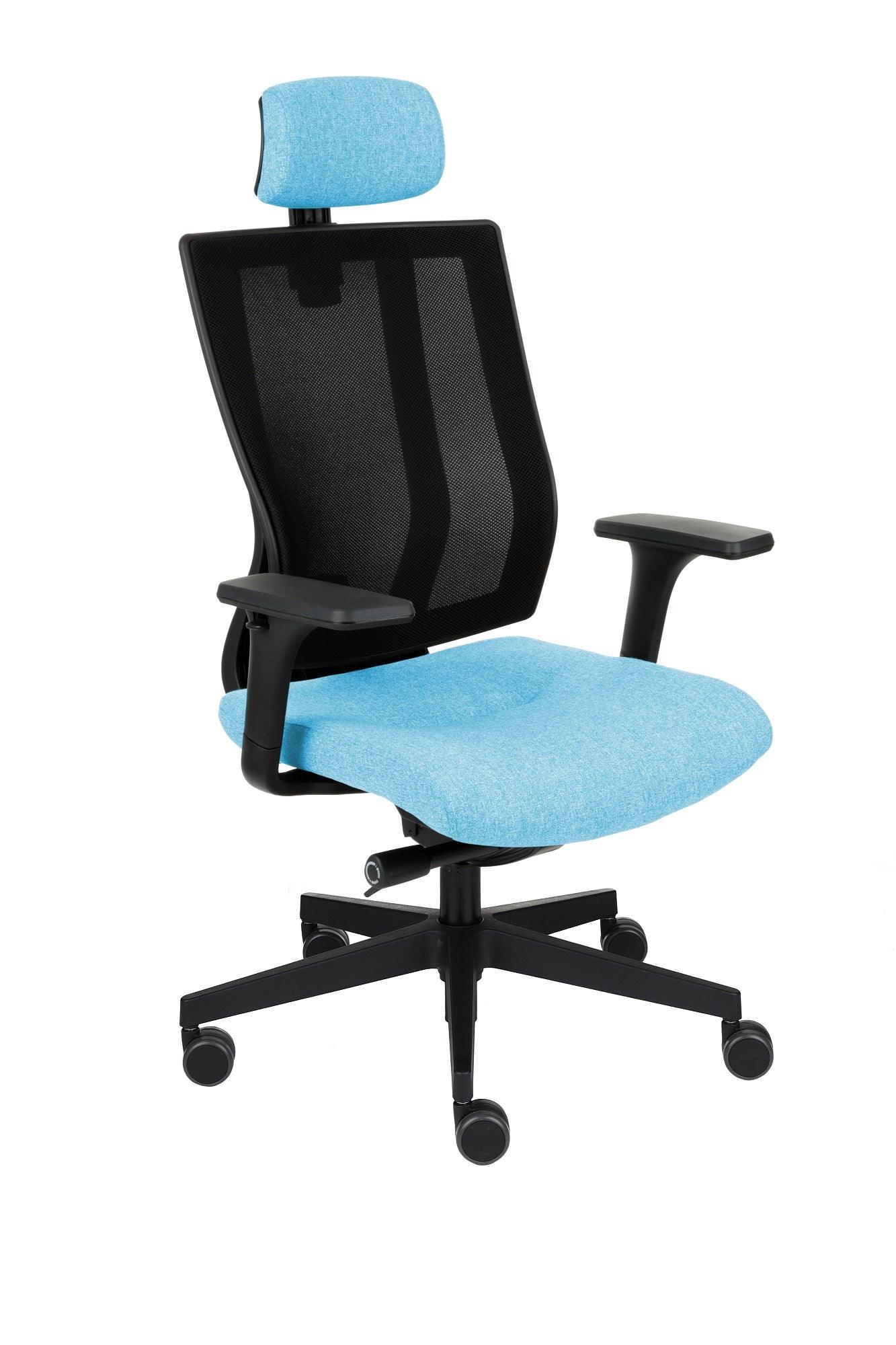 Biroja krēsls MaxPro BS HD Black Medley-Ergostock