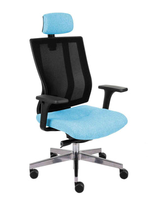 Biroja krēsls MaxPro BS HD Medley Chrome | WT-Ergostock