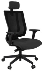 Biroja krēsls MaxPro BS HD Note Black FD-Ergostock