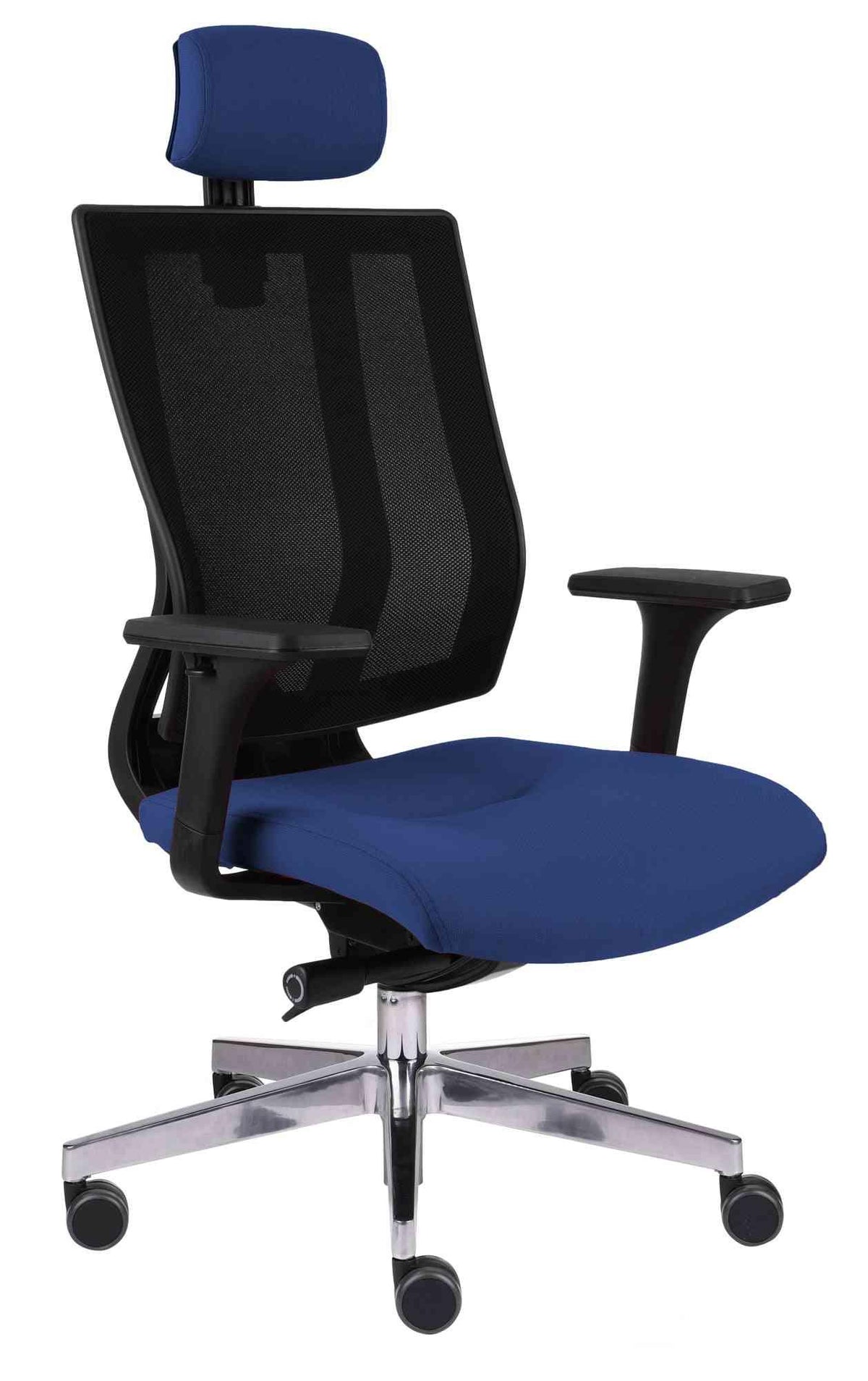 Biroja krēsls MaxPro BS HD Note Black | Chrome-Ergostock