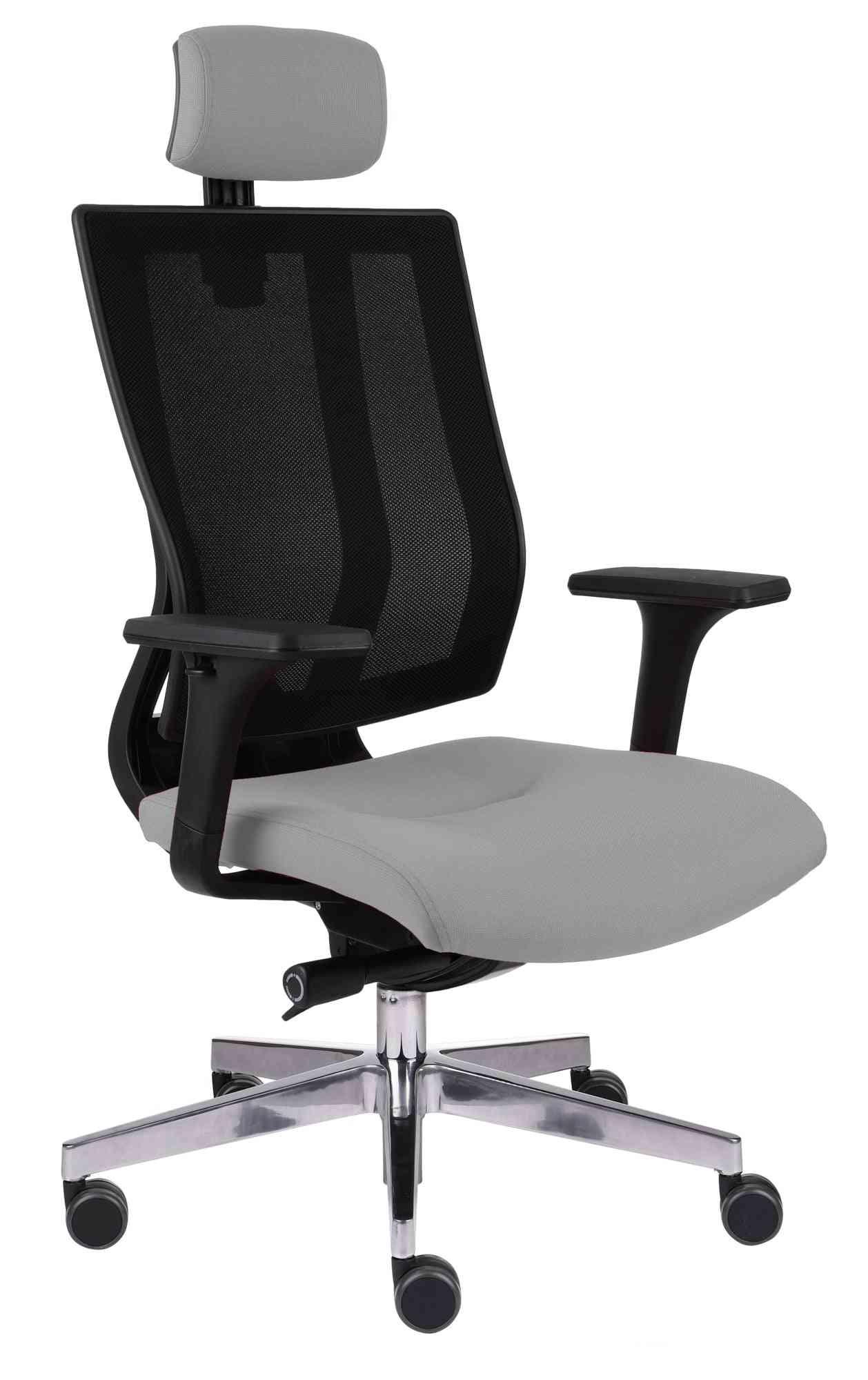 Biroja krēsls MaxPro BS HD Note Black | Chrome-Ergostock