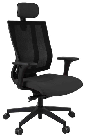 Biroja krēsls MaxPro BS HD Note Black FD-Ergostock