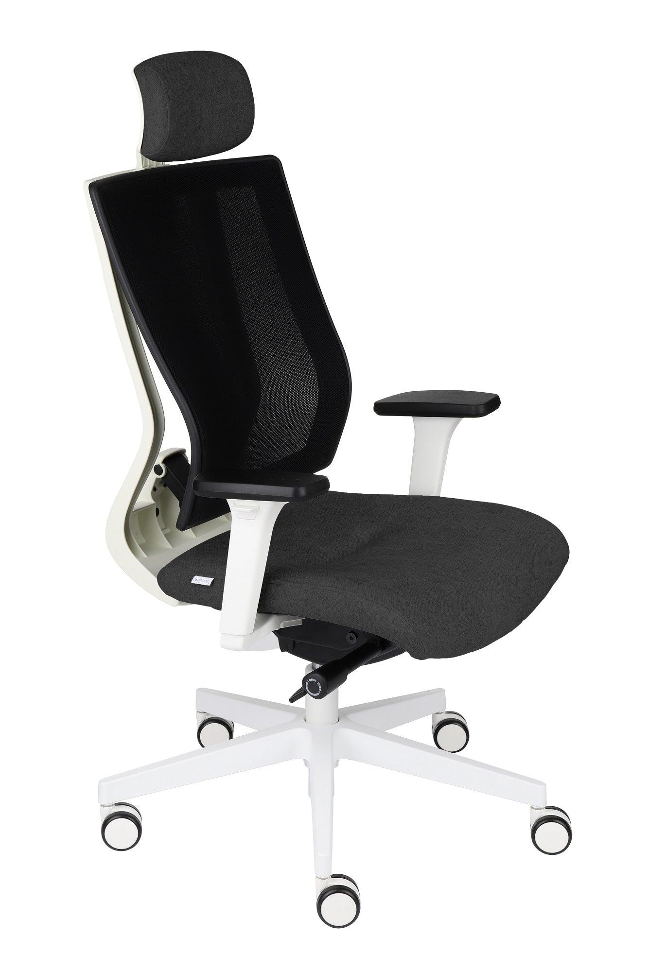 Biroja krēsls MaxPro BS HD White Strong-Ergostock