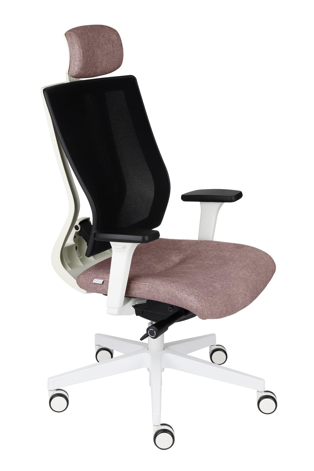 Biroja krēsls MaxPro BS HD White Strong-Ergostock