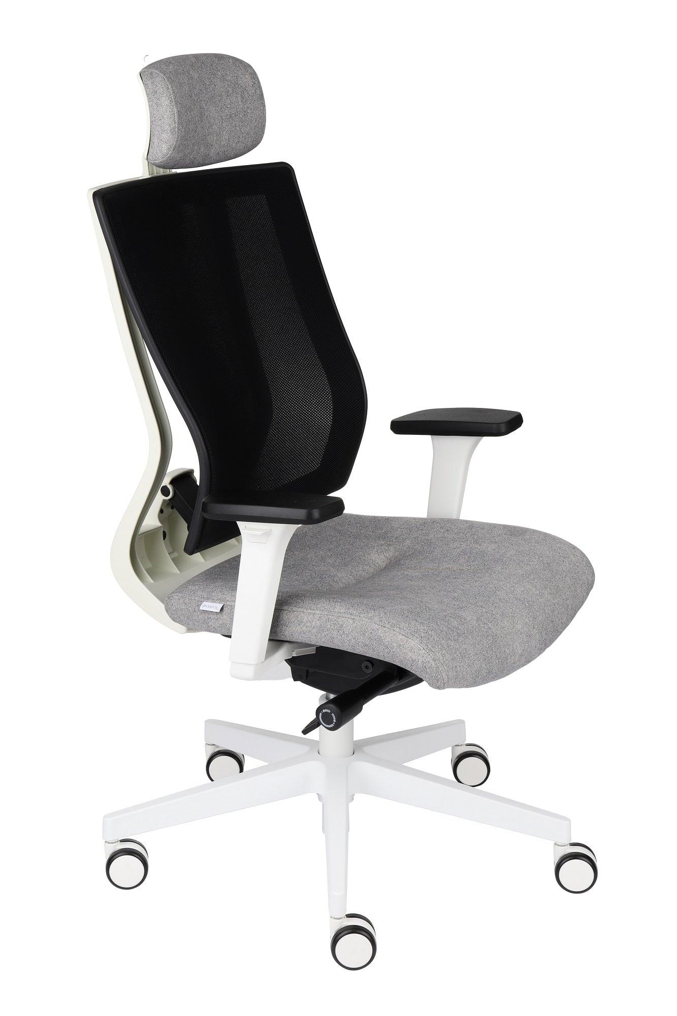 Biroja krēsls MaxPro BS HD White Strong-Ergostock