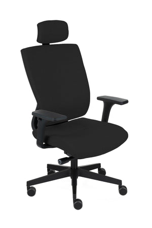 Biroja krēsls MaxPro BT HD Medley Black | Chrome-Ergostock