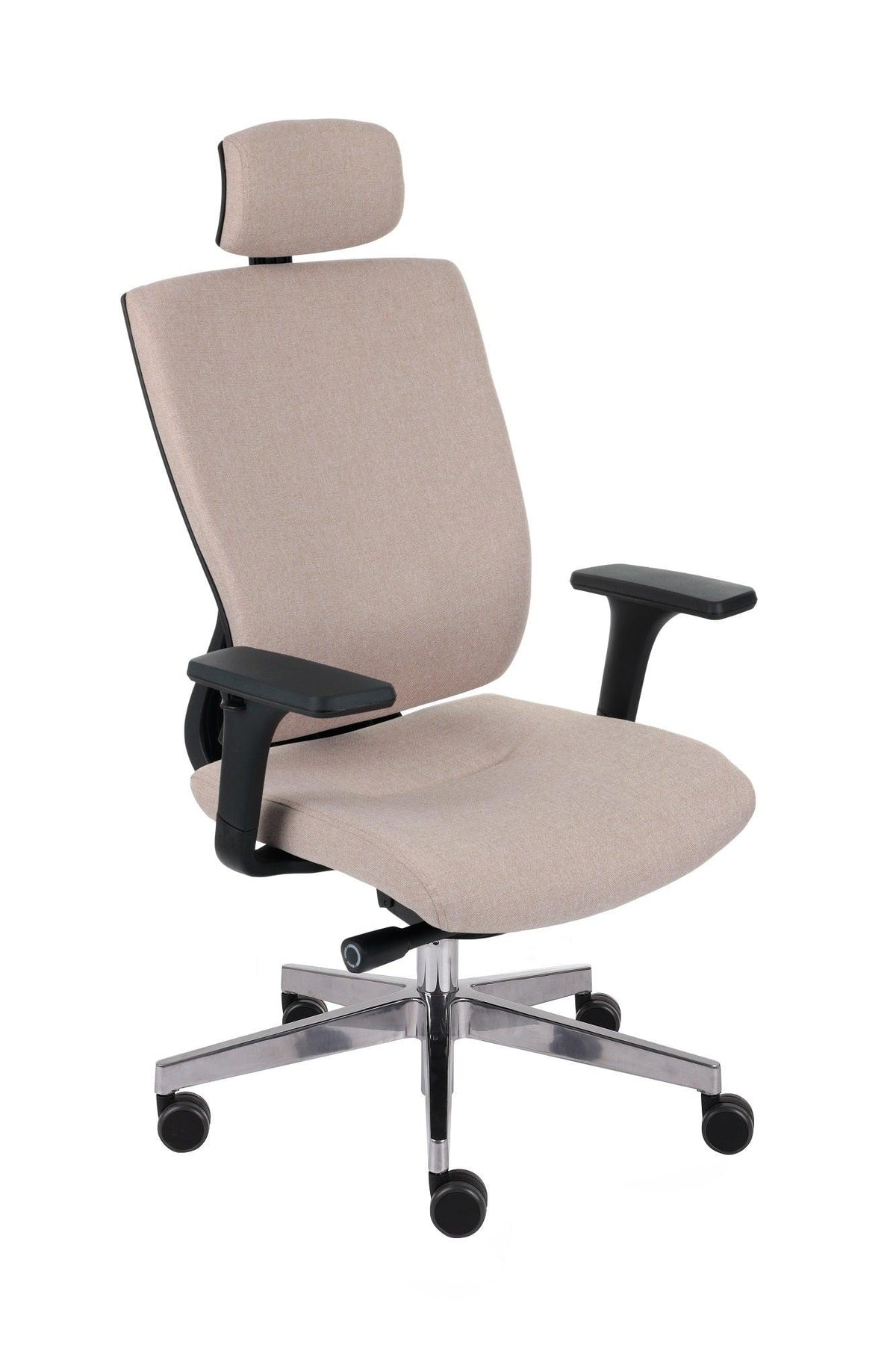 Biroja krēsls MaxPro BT HD Medley Black | Chrome-Ergostock