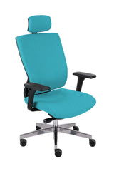 Biroja krēsls MaxPro BT HD Medley Black | Chrome-Ergostock