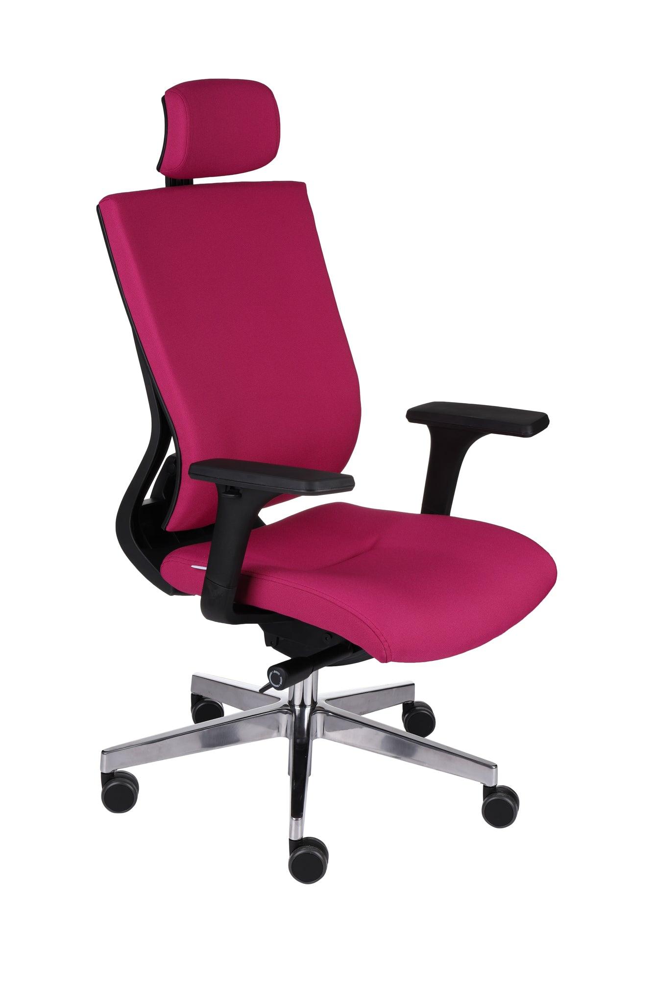 Biroja krēsls MaxPro BT HD Note Black | Chrome - Ergostock.lv