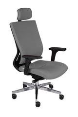 Biroja krēsls MaxPro BT HD Note Black | Chrome - Ergostock.lv