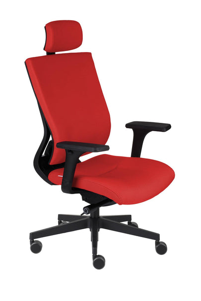 Biroja krēsls MaxPro BT HD Note Black | Chrome - Ergostock.lv