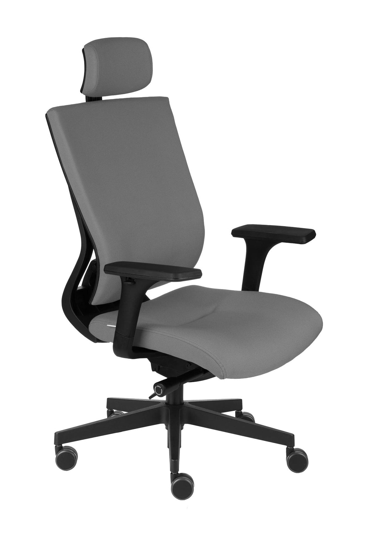 Biroja krēsls MaxPro BT HD Note Black | Chrome - Ergostock.lv