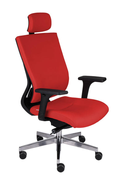 Biroja krēsls MaxPro BT HD Note Black | Chrome - Ergostock.lv