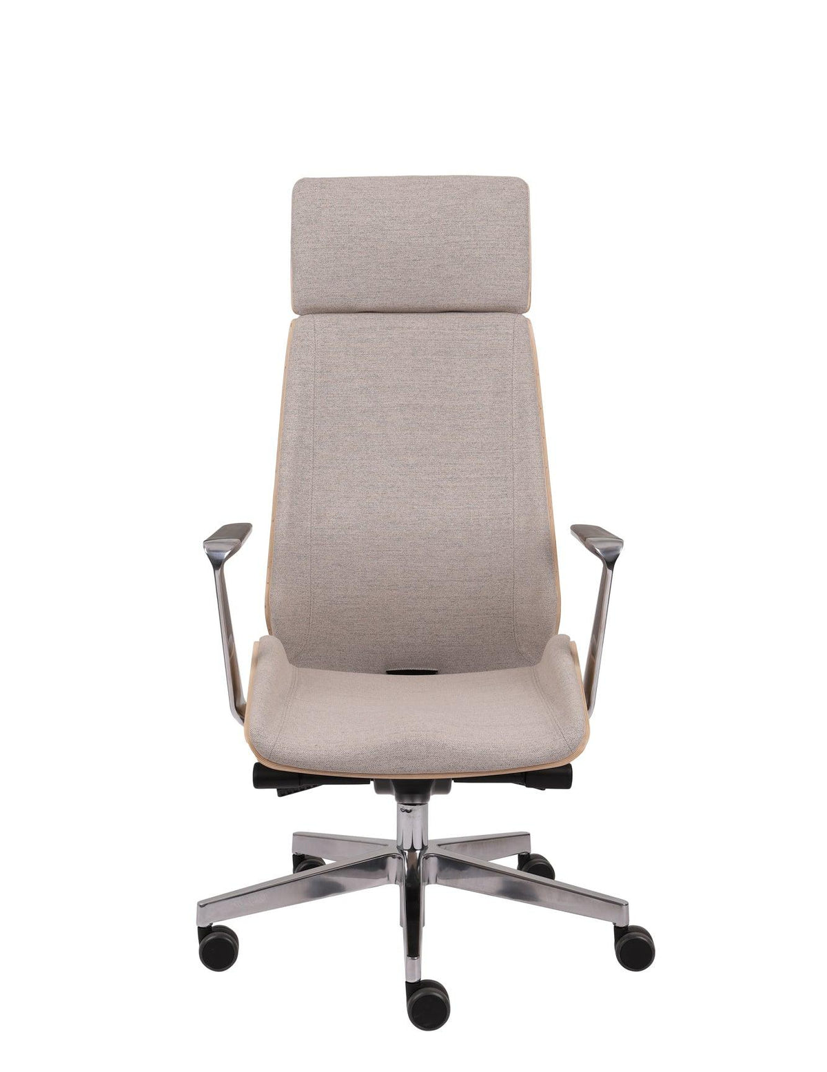 Biroja krēsls MoonWood HD Beech Wood All Chrome Seattle