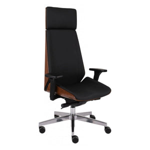 Biroja krēsls MoonWood HD Chrome Valencia-Ergostock