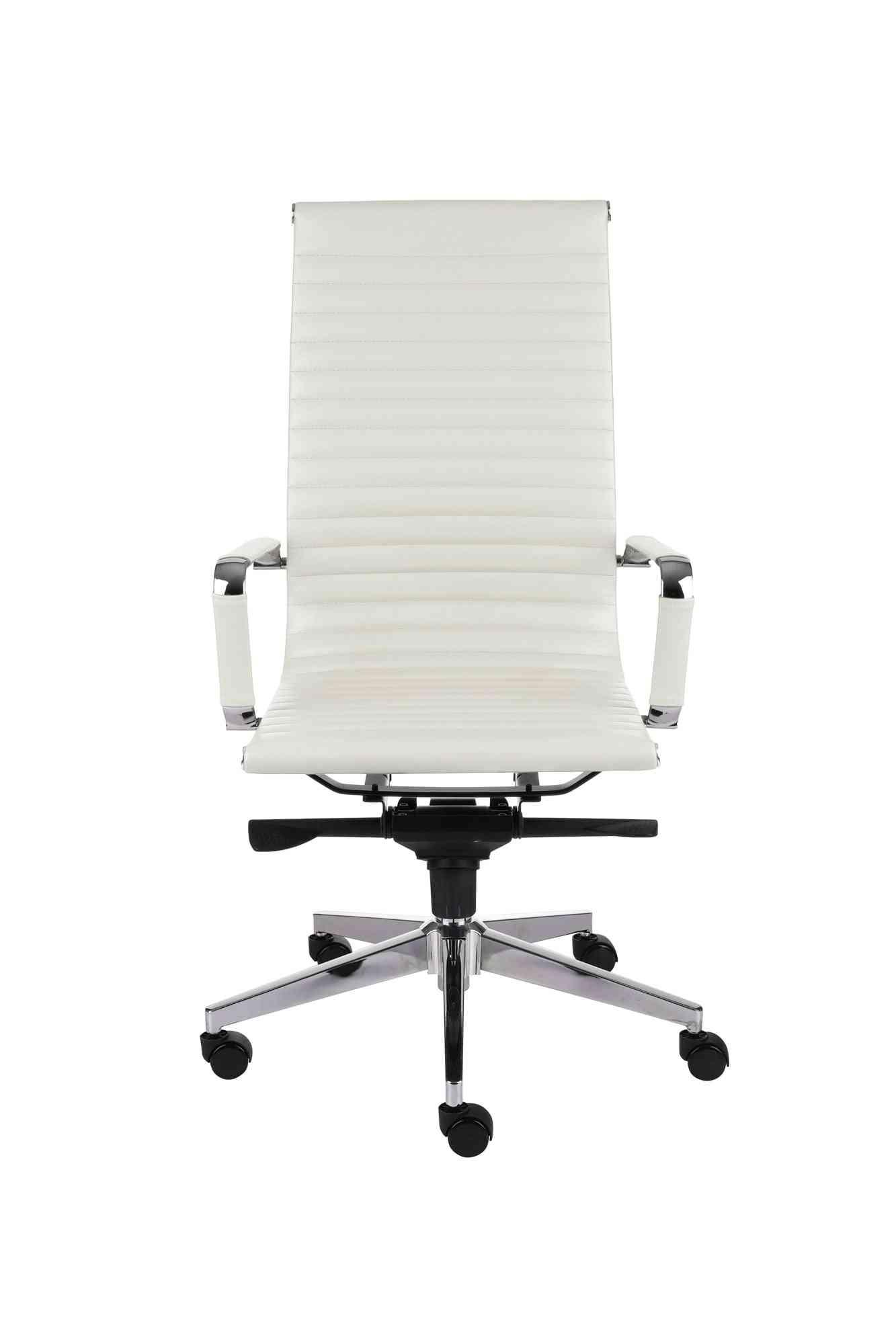 Biroja krēsls Next Chrome Leather - Ergostock.lv