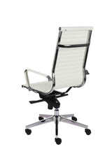 Biroja krēsls Next Chrome Leather - Ergostock.lv