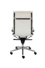 Biroja krēsls Next Chrome Leather - Ergostock.lv