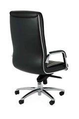 Biroja krēsls Nexus Chrome Leather - Ergostock.lv