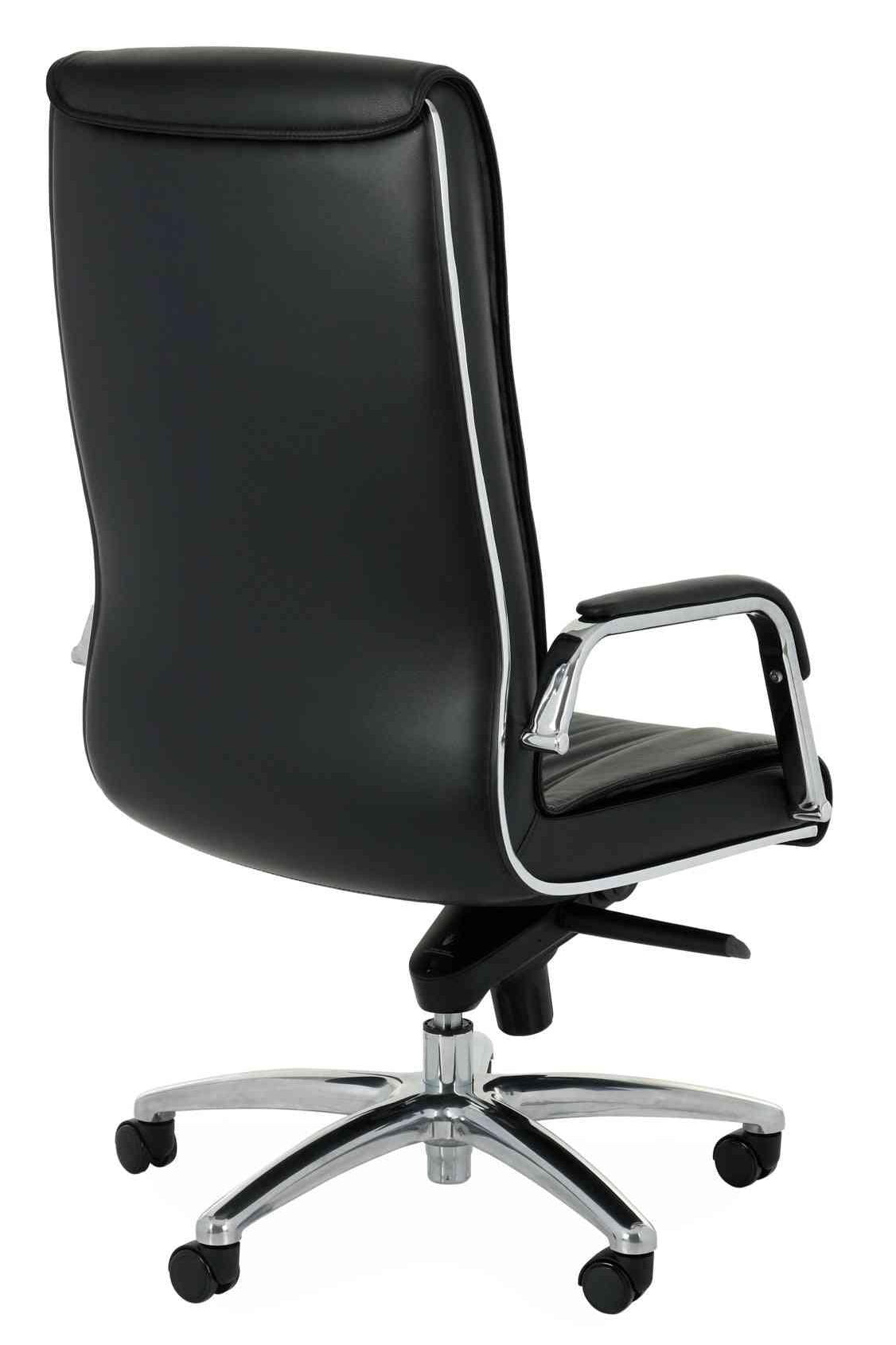 Biroja krēsls Nexus Chrome Leather - Ergostock.lv