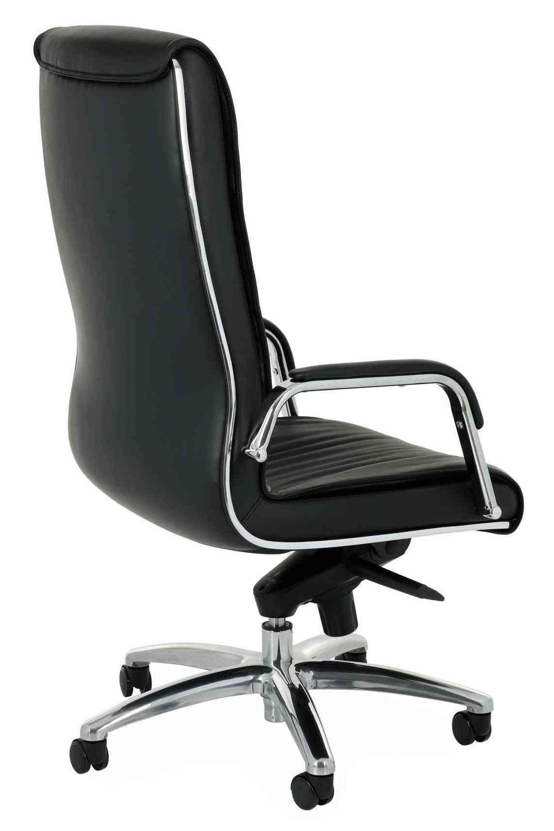 Biroja krēsls Nexus Chrome Leather - Ergostock.lv