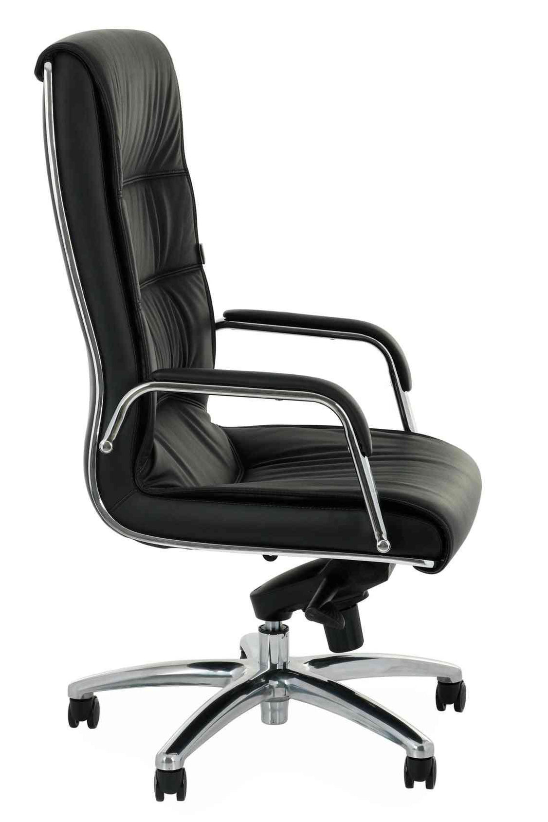Biroja krēsls Nexus Chrome Leather - Ergostock.lv