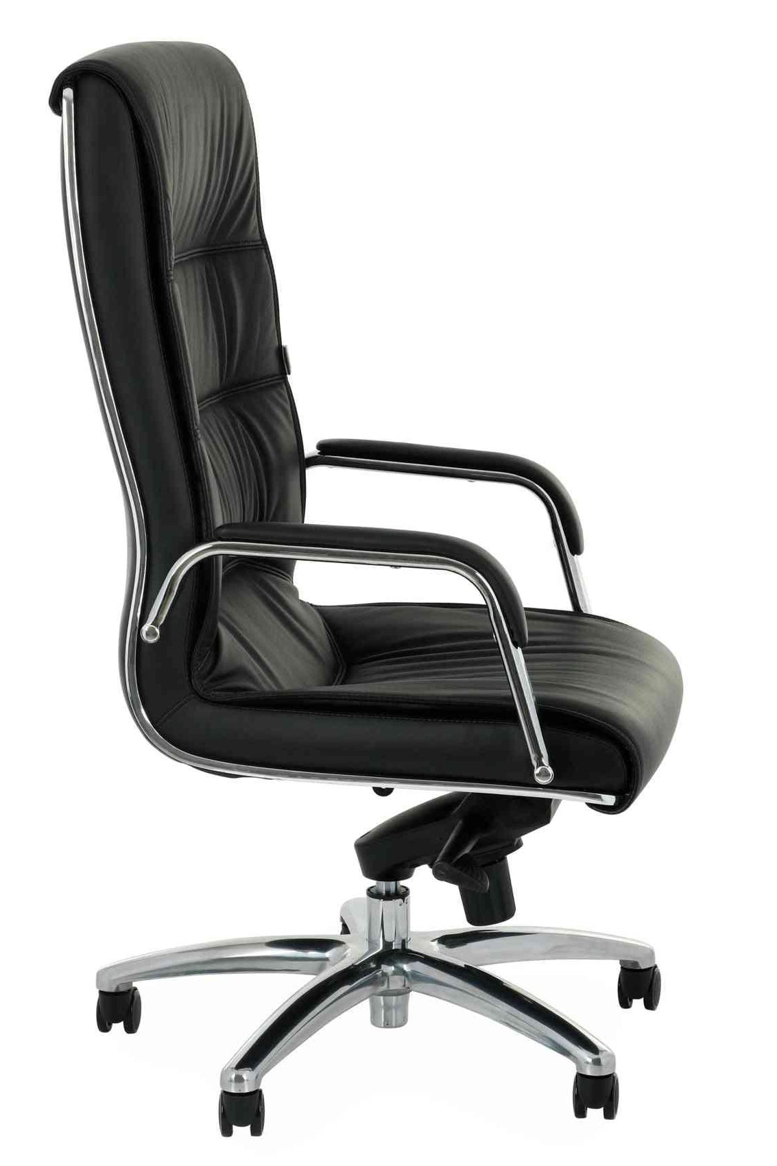Biroja krēsls Nexus Chrome Leather - Ergostock.lv