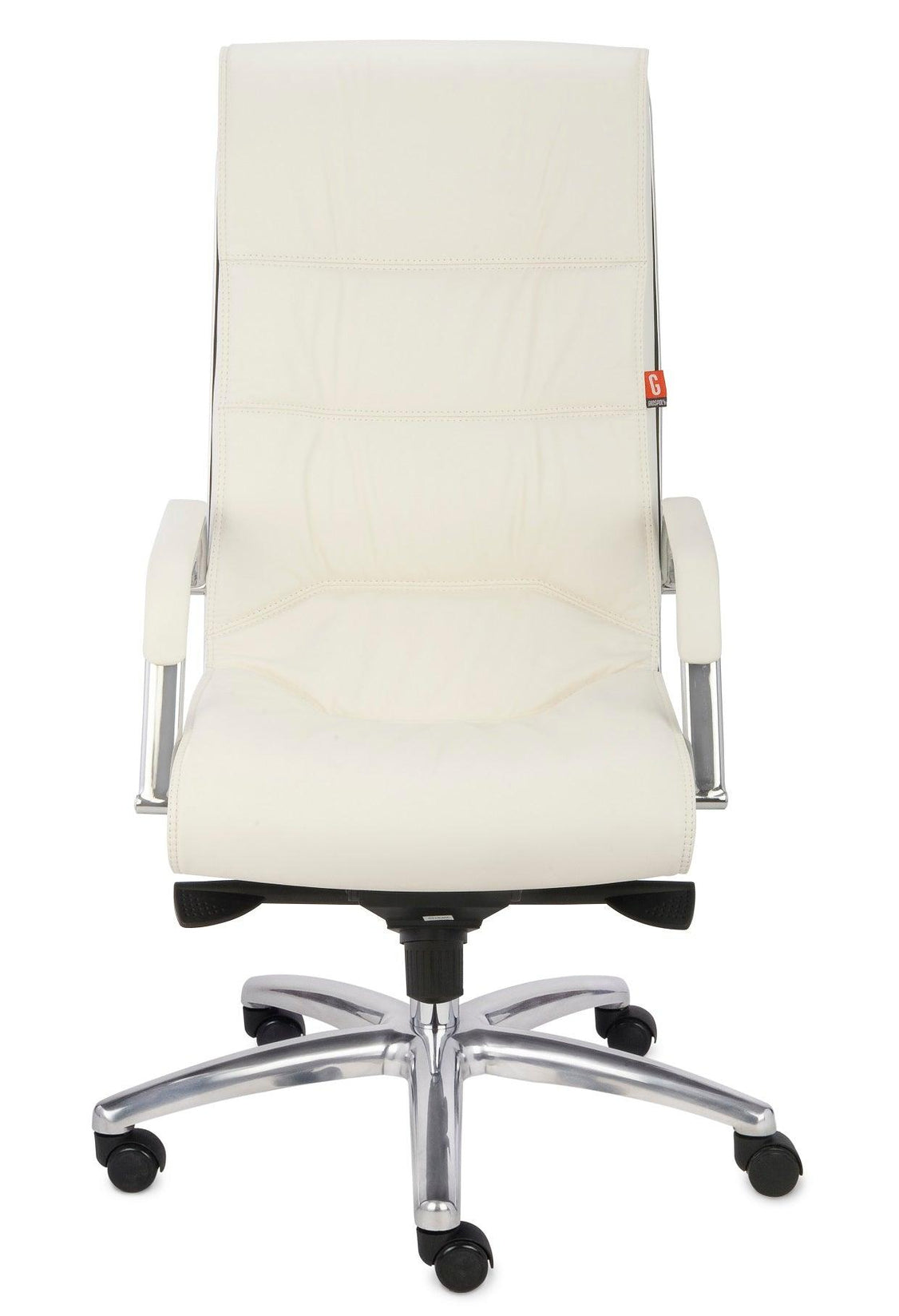 Biroja krēsls Nexus Chrome Leather - Ergostock.lv
