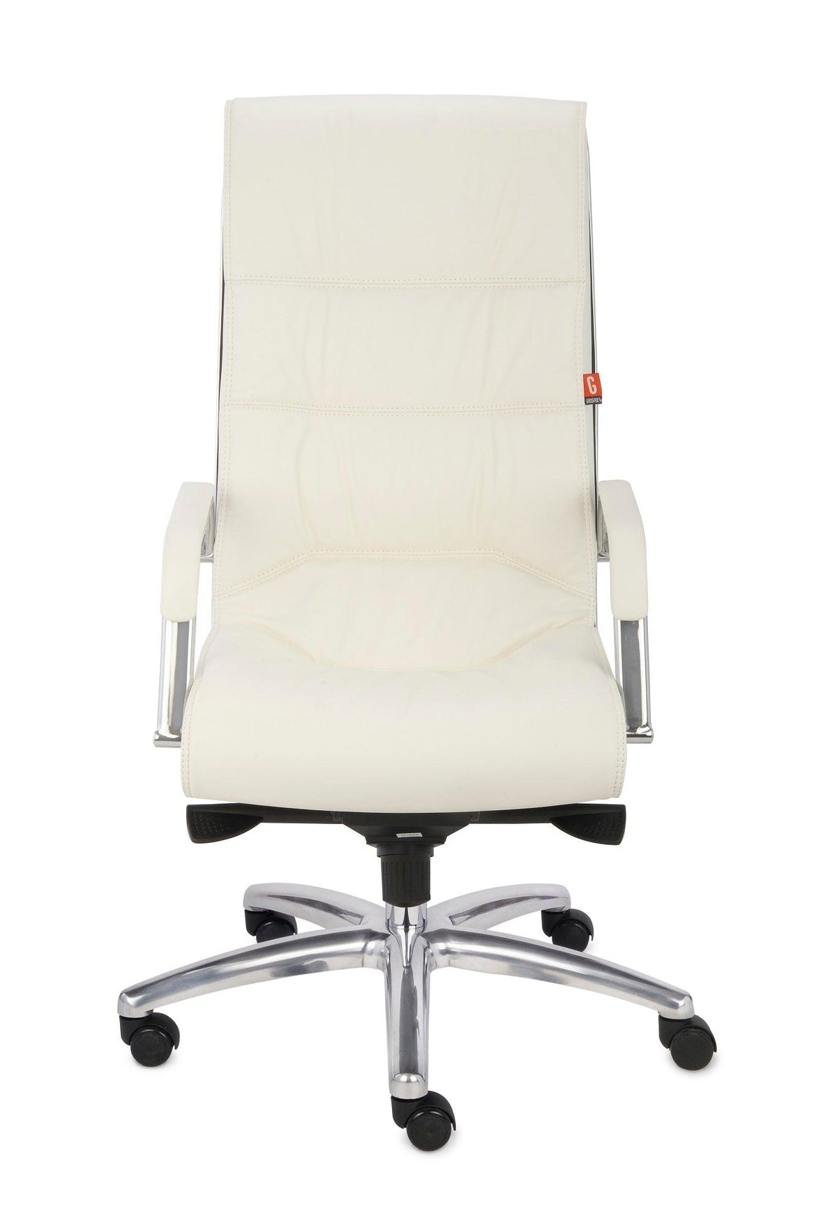 Biroja krēsls Nexus Chrome Leather - Ergostock.lv