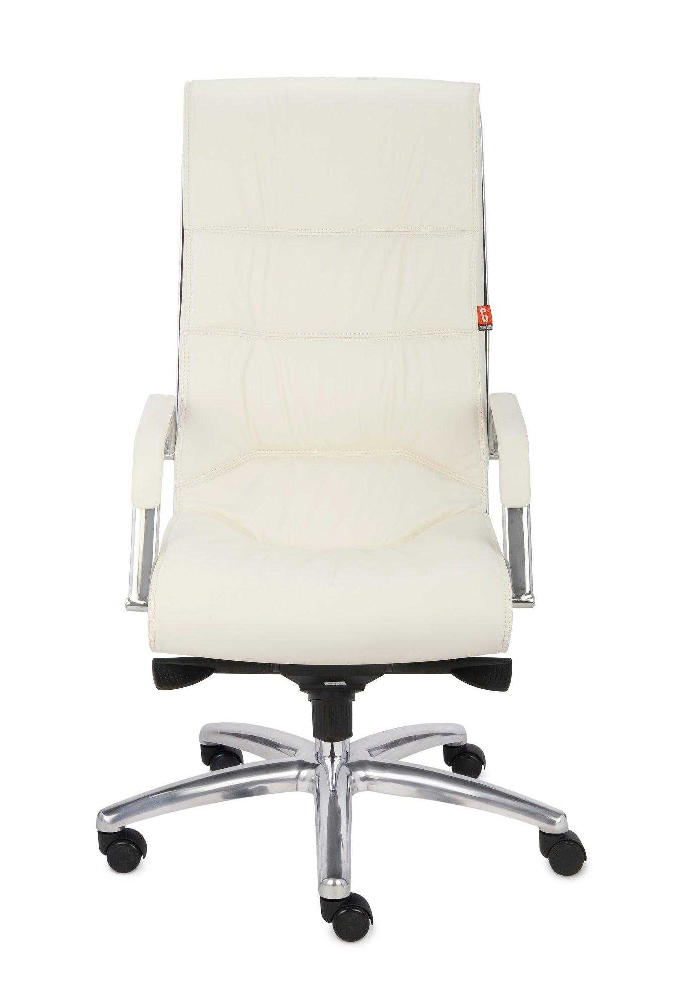 Biroja krēsls Nexus Chrome Leather - Ergostock.lv