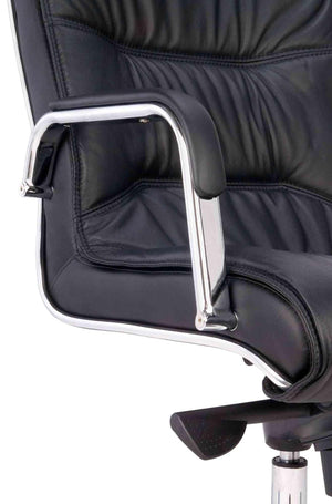 Biroja krēsls Nexus Chrome Leather - Ergostock.lv