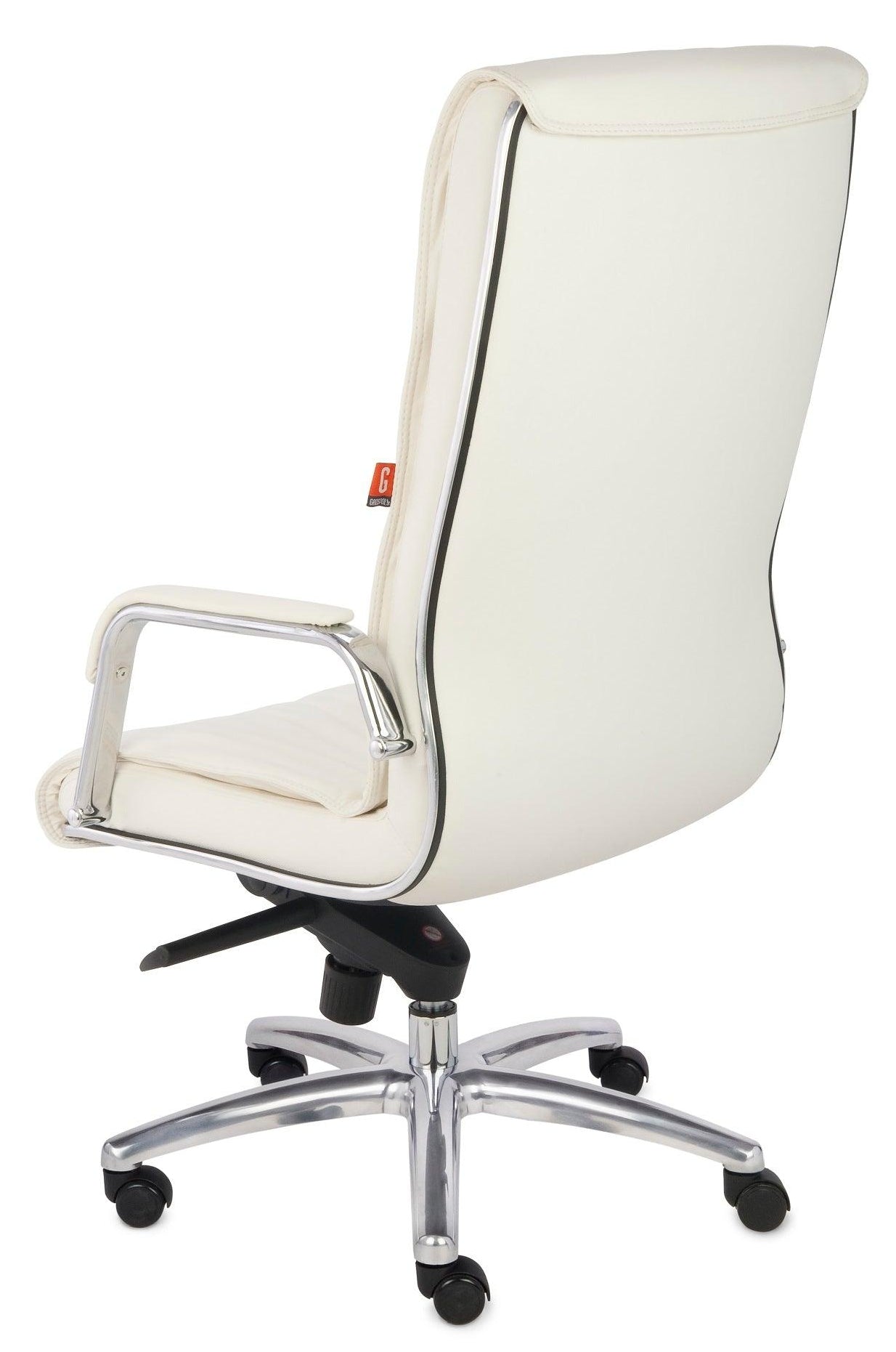 Biroja krēsls Nexus Chrome Leather - Ergostock.lv
