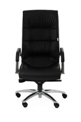 Biroja krēsls Nexus Chrome Leather - Ergostock.lv