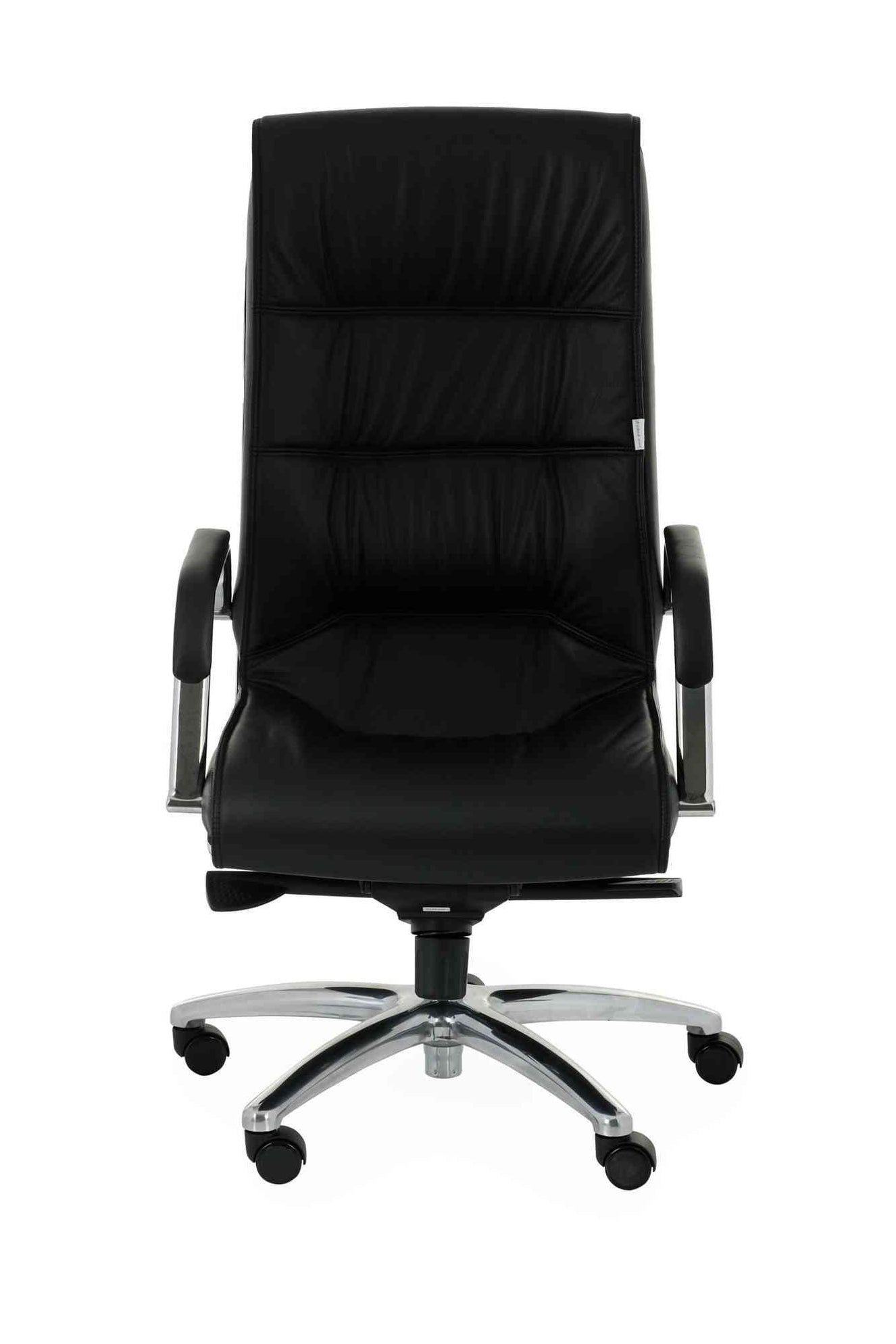 Biroja krēsls Nexus Chrome Leather - Ergostock.lv