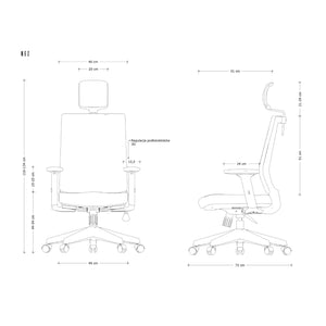 Biroja krēsls NEZ - Ergostock.lv