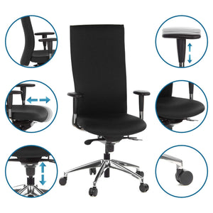 Biroja krēsls OFFICE-TEC - Ergostock.lv