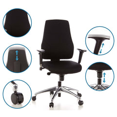 Biroja krēsls PRO-TEC 200 - Ergostock.lv