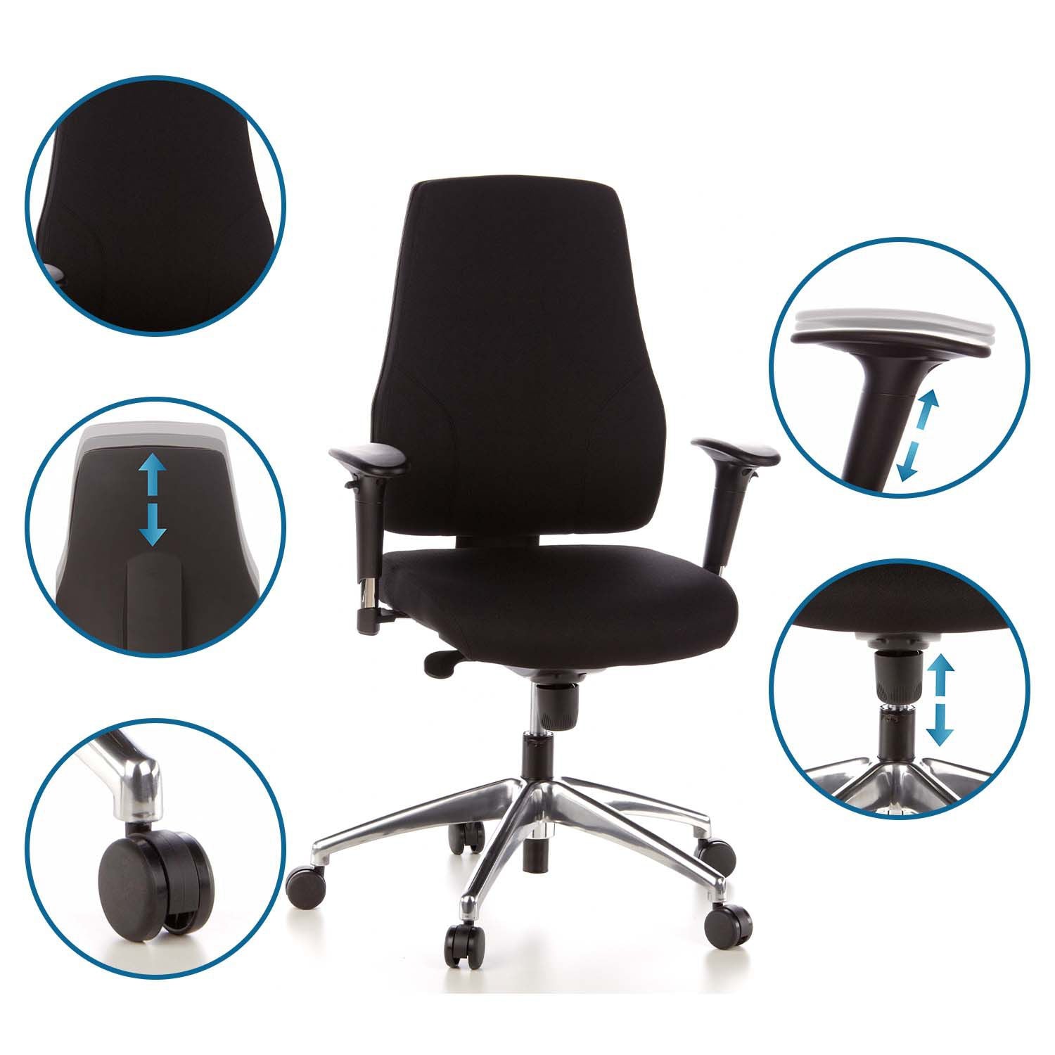 Biroja krēsls PRO-TEC 200 - Ergostock.lv