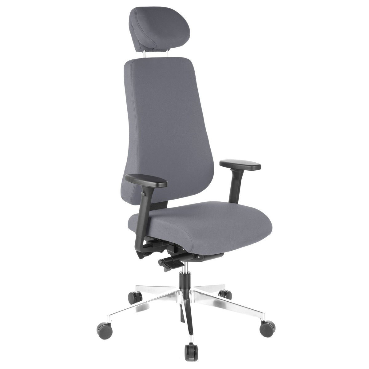 Biroja krēsls PRO-TEC 400 (līdz 220 cm) – Pelēka (VL05)