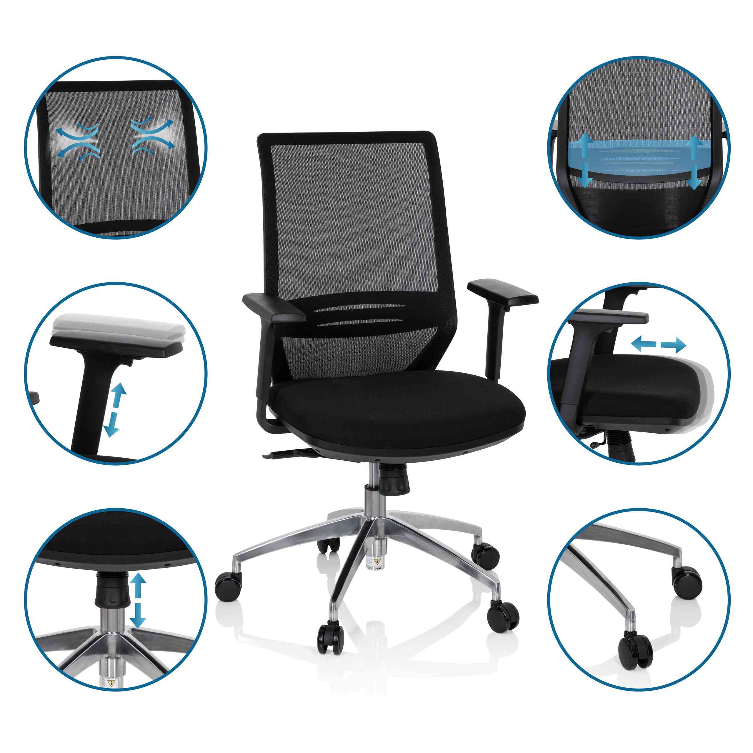 Biroja krēsls PROFONDO-Ergostock